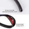 5M Car U-shaped Door Edge Decorative Design Strip Car Door Anti-collision Strip Car Door Universal Rubber Scratch Protector