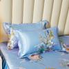 Охлаждающая юбка-наволочка для лета colcha de cama queen, покрывало в цветочном стиле, кружевная простыня 180x220 с противоскользящими ремнями