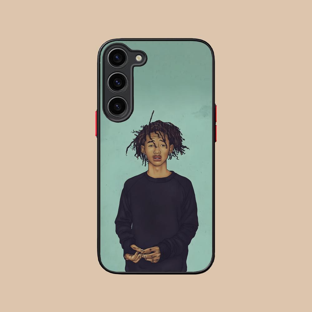 Jaden Smith Silicone Mobile Phone Case for Samsung Galaxy S26 S25 S24 S23 S22 S21 Plus FE Ultra Colorful Cover