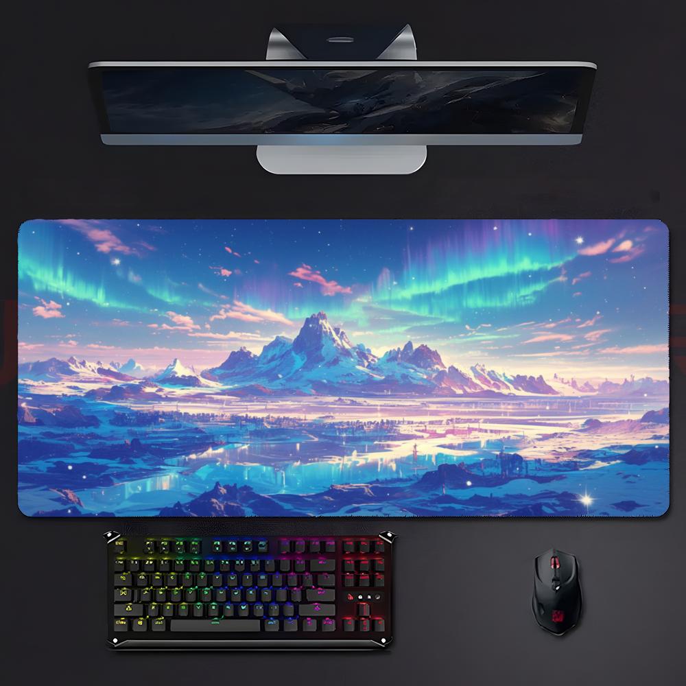 Scenery Dreamy Ccolorful Clouds Mouse Pad Mousepad Large Gaming Lockedge Thickened Pc Table Desk Mat