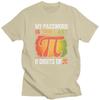 Custom Mens My Password Is The Last 8 Digits Of Pi T Shirt ShortSleeve Cotton Tshirt Math Teacher Gift Tee Slim Fit Clothing