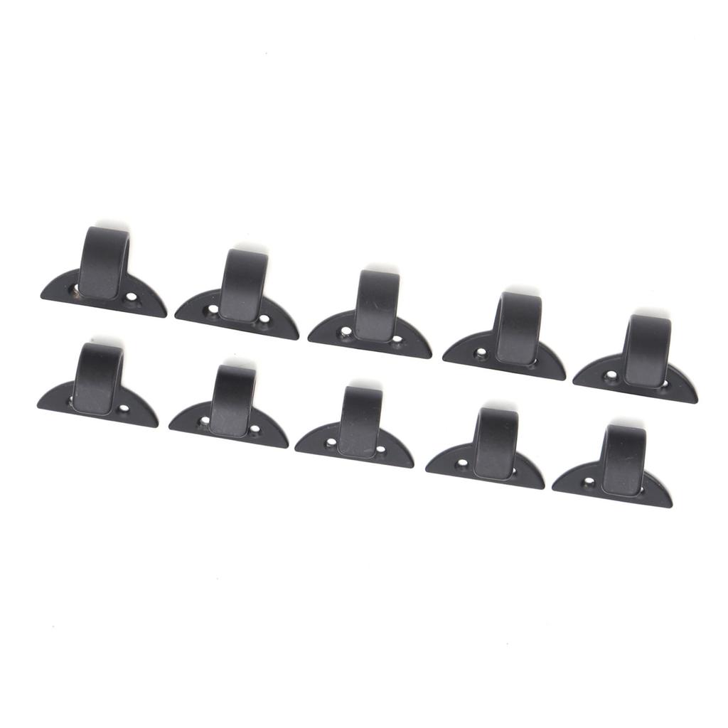 10 шт. настенных крючков, мини-черный ретро-железный одинарный крючок для подвешивания пальто, шарфа, сумки, полотенца, ключа, чашки, шляпы