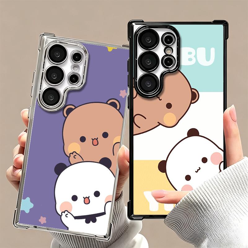 Bubu Dudu Мультяшный Милый Покрытие Чехол Для Телефона Для Samsung Galaxy S24 S25 FE S26 Edge S23 Ultra S22 S21 Plus S20 Противоударный Подушка Безопасности Co