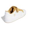 Adidas Originals Forum Low Кожаные Повседневные Универсальные На липучке Легкие Прочные Низкие Скейтбордические Кроссовки Унисекс Белые Коричневые GX9399