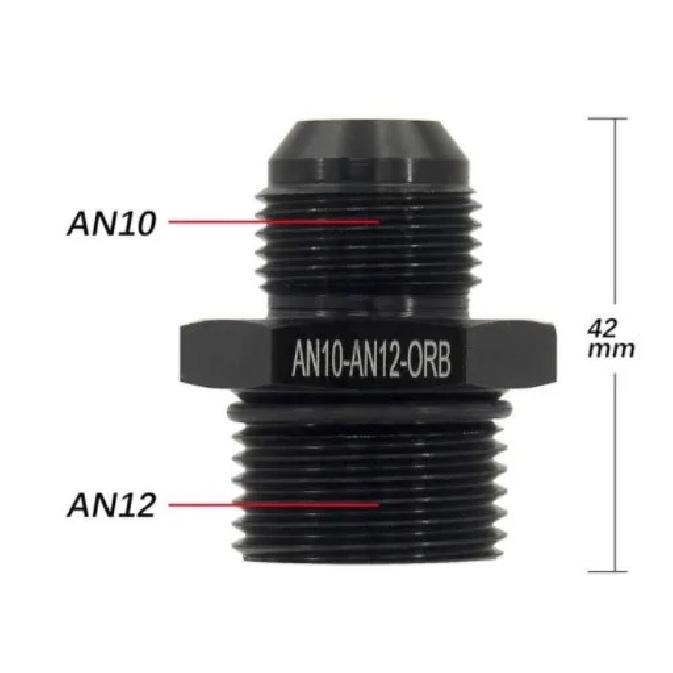 AN6 AN8 AN10 M14 M16 M18 1/2 1/4 3/8 NPT Прямой адаптер-тройник для топливного, масляного, воздушного шланга с наружной резьбой и врезкой