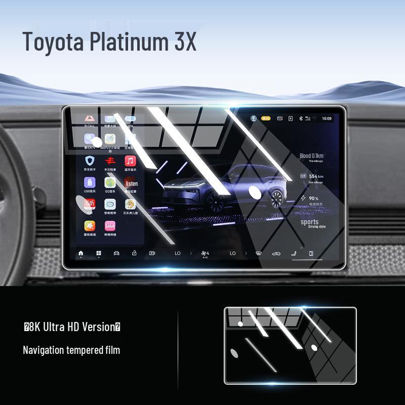 Защитная пленка из закаленного стекла для экрана центральной консоли Toyota Prius 3X