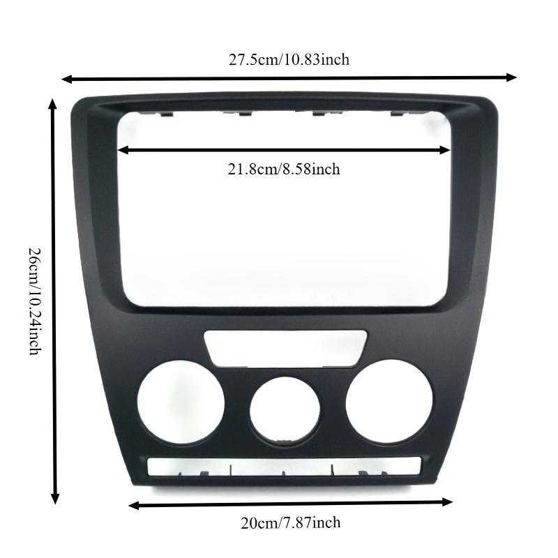 2DiN Navigation Frame centre console Dashboard audio panel for skoda Octavia 2007-2009 Accessories Decoration Only framework