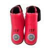 Taekwondo Red/Blue ITF Taekwondo PU Leather Gloves Foot Guard Ankle Gloves Martial Arts Karate Training Protector Equipment