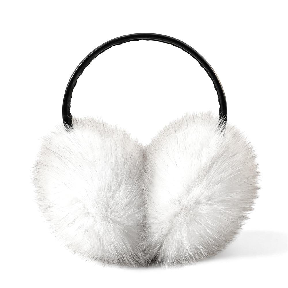 Thickened Ear Warmer Oversize Plush Earmuffs Trendy Simulated Fur Earmuffs  Winter Season