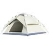 Automatic Folding Double-Layer Beach Tent for 3-4 People - Quick-Open, Thickened, Rainproof Camping Shelter