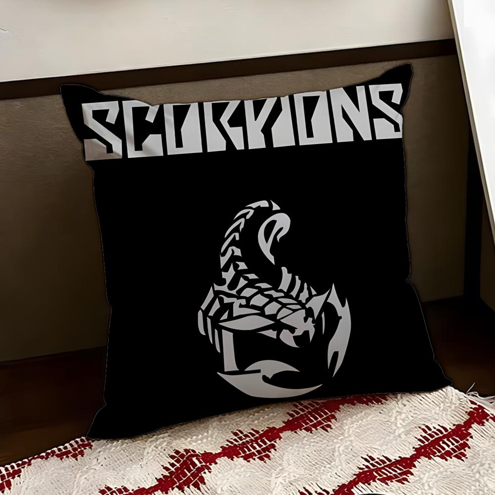 Чехол для подушки SScorpionsS Мягкий Прочный Двусторонний Чехол для Подушки для Дома Автомобиля Многоцелевой для Ежедневного Комфорта
