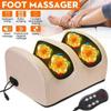 Remote Control Electric Foot Massager Blood Circulation Hot Compression Shiatsu Kneading Roller Full Body Massage Relax Machine