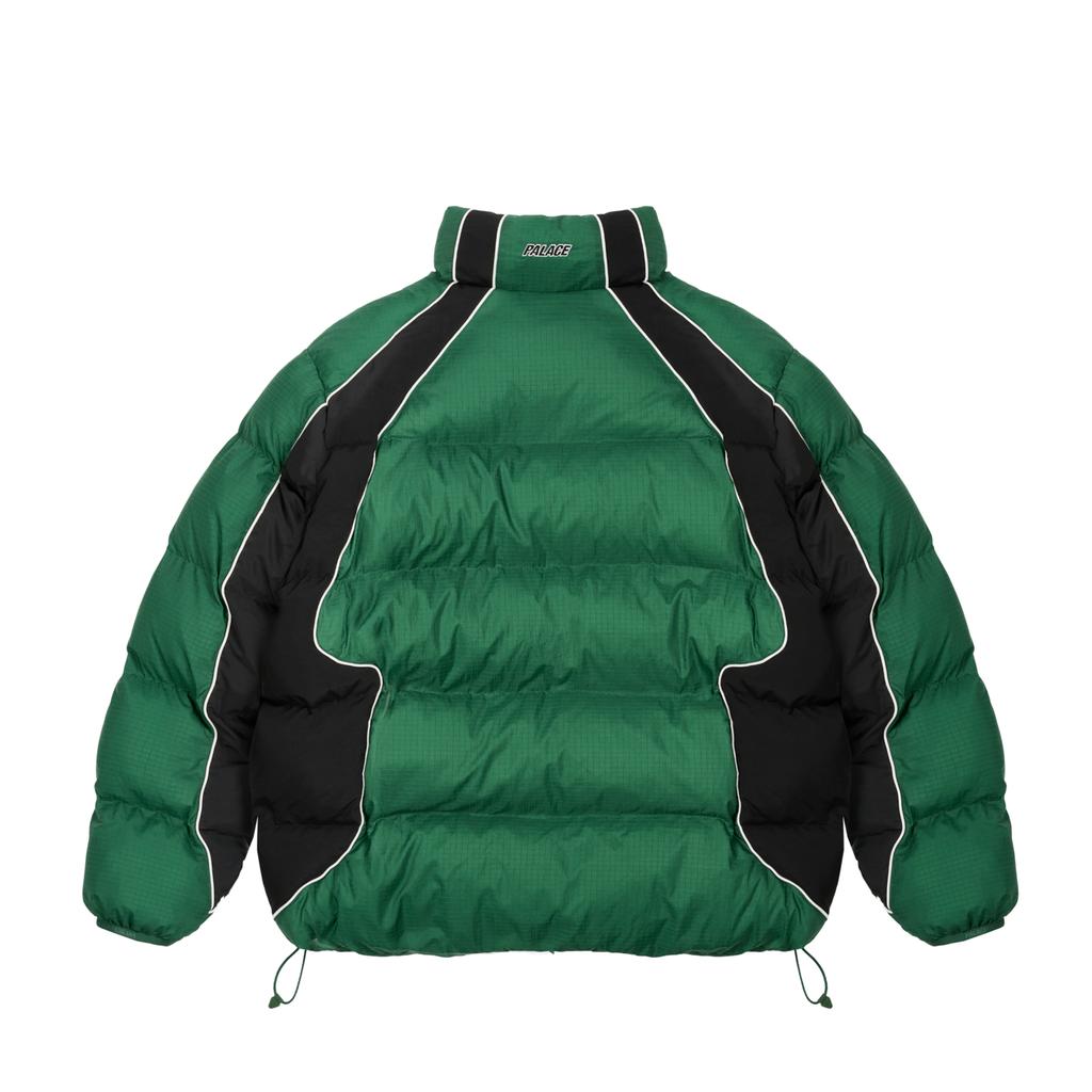 Palace Sport Mit Puffa Racey Green/Black Unisex Outerwear P27JK112