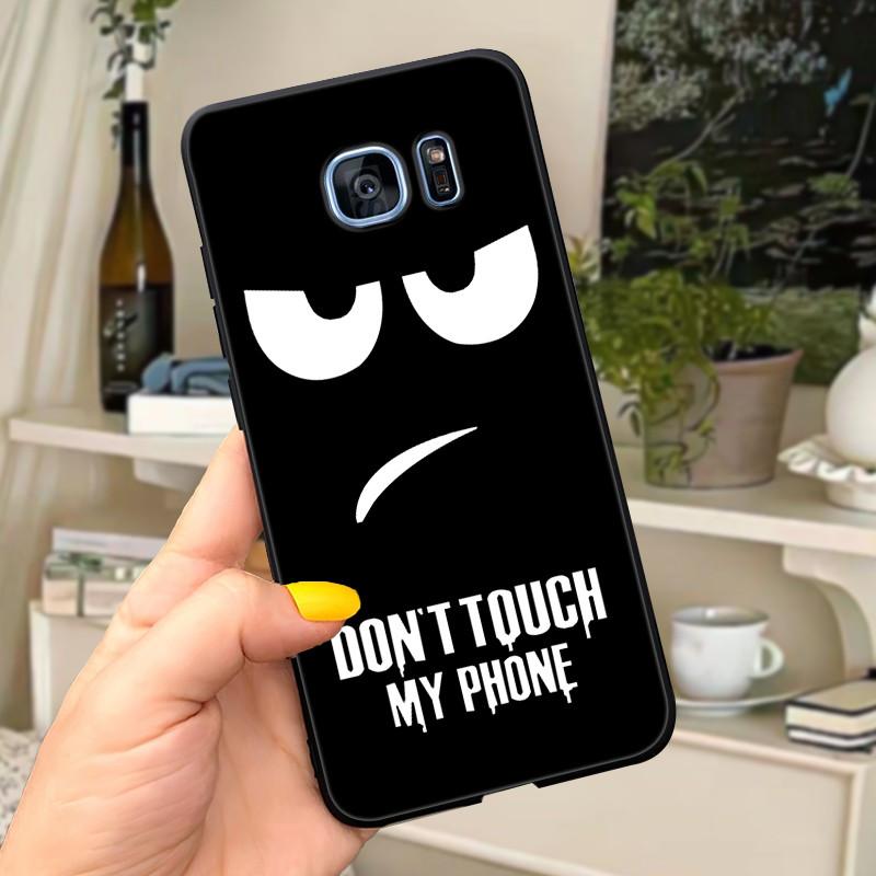 Чехол для Samsung Galaxy S7 edge Чехол-обложка Милые буквы Мягкий силикон Чехол для телефона Для Samsung s 7 S7 edge S7edge G930 G935 чехлы
