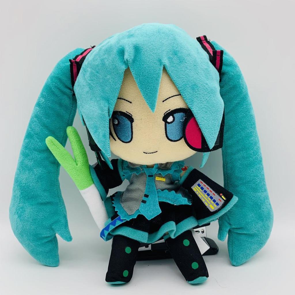 Cartoon 20-30cm Hatsune Miku Plush Doll Toy Anime Peripheral Stuffed Toy Collection Model Ornament Toys Christmas Gifts