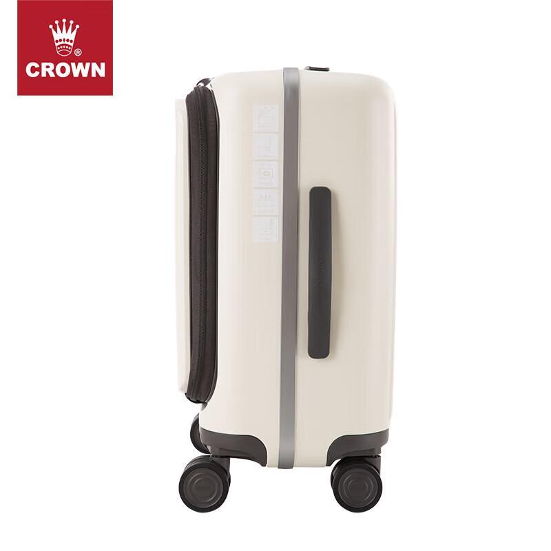 CROWN Чемодан-ручная кладь для ноутбука с передним открытием C-F5278H