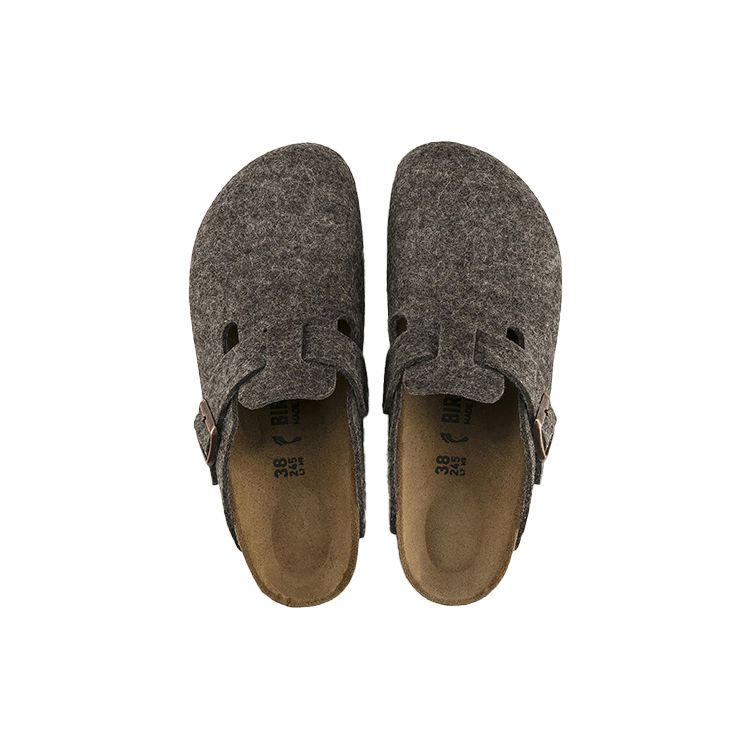 Birkenstock Бостонская шерстяная фетровая какао унисекс кроссовки коричневые 0160581