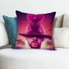 Singer BBad BBunny DTMF Anime Celebrity Merchandise AllMatch Printed Pillow Case Sofa Car Office Room Decoration Protector