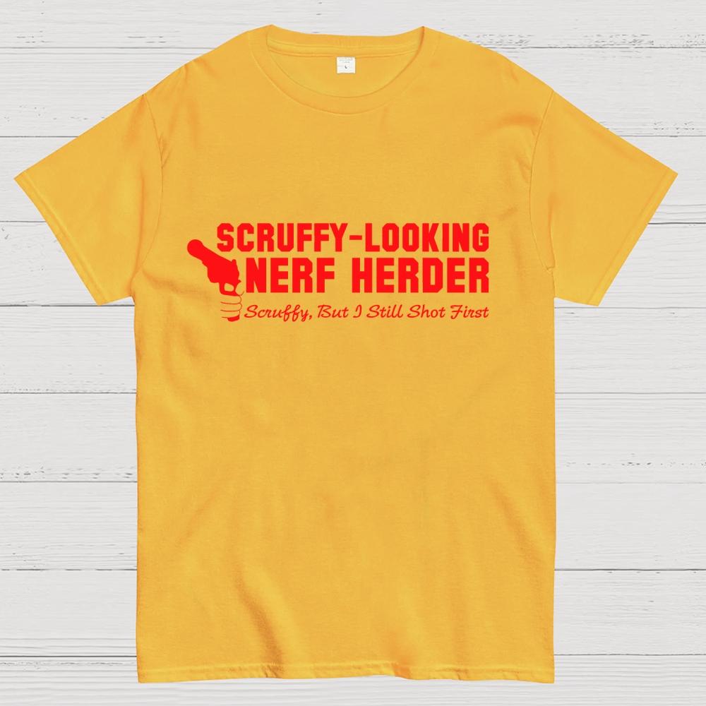 Scruffy Rebel Cotton Summer Casual Cool Loose T-Shirt