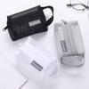Breathable Mini Zipper Coin Purse Portable Key Bags Multipurpose Square Mesh Storage Pouch