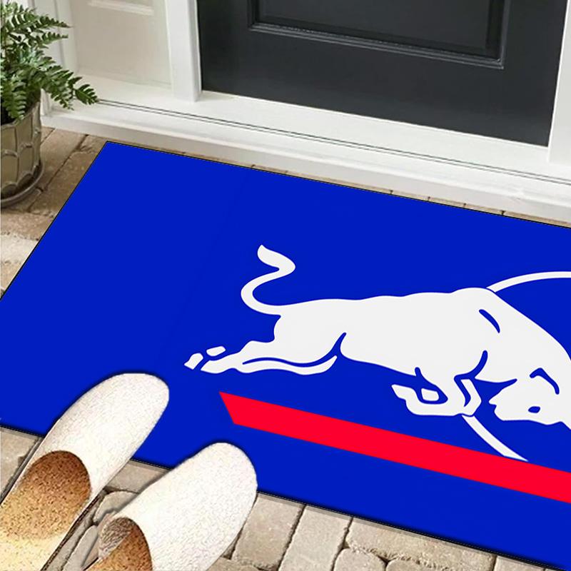 Racing Bulls Area Rug Suitable for Indoor And Outdoor,Carpets for Playroom, Homes, Offices, Living Rooms,Home Decor,Christmas Fan Gift