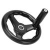 16mm Hole Diameter Lathe Hand Wheel 0.63 x 6.3in Hand Wheel Durable Universal Handwheel  Grinders