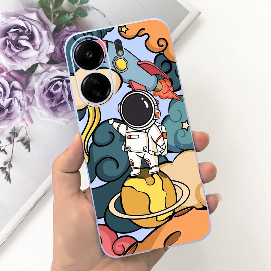 Для Xiaomi Redmi 13C 2023 Чехол Модный Космический Узор с Луной Capa Тонкий Мягкий Силиконовый Чехол Для Xiaomi Redmi 12C Coque Чехол Redmi13C