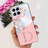 Для Honor X8 4G 6.7" Чехол Модный Буквы Роскошный Цветок ТПУ Мягкий Силикон Прозрачный Чехол Для Huawei Honor X8 X30I X30i 4G Чехол для Телефона