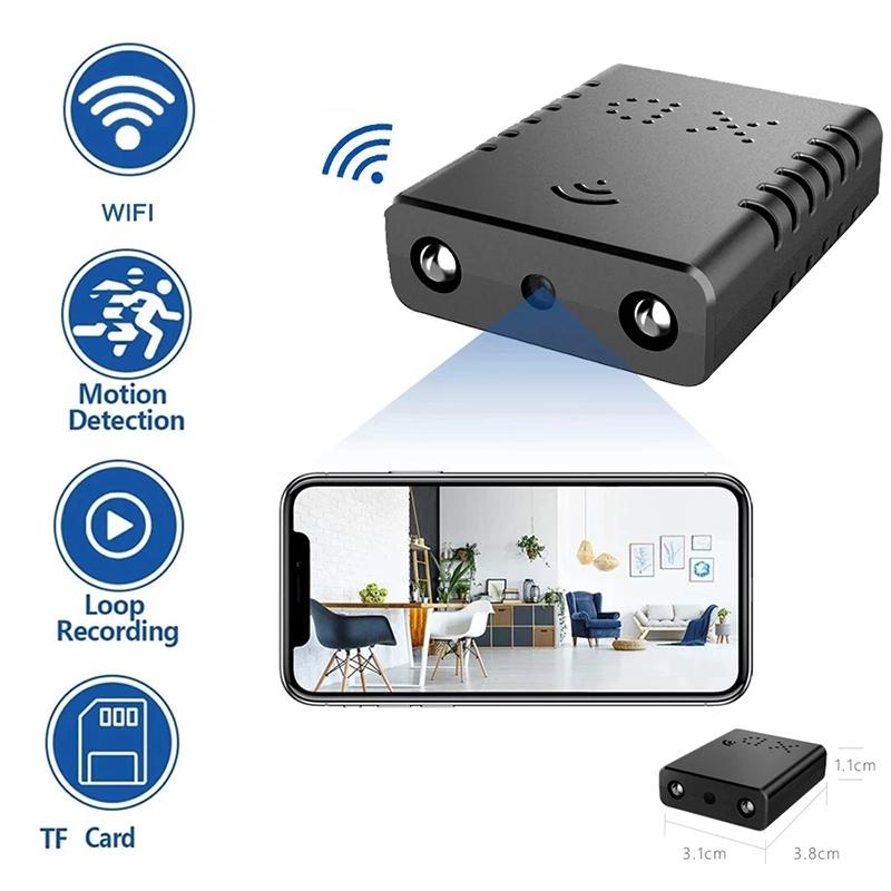 XD Pro Мини-камера Full HD 1080P WiFi 2.4G Ночное видение Удаленный мониторинг безопасности Защита дома Водонепроницаемый видеорегистратор