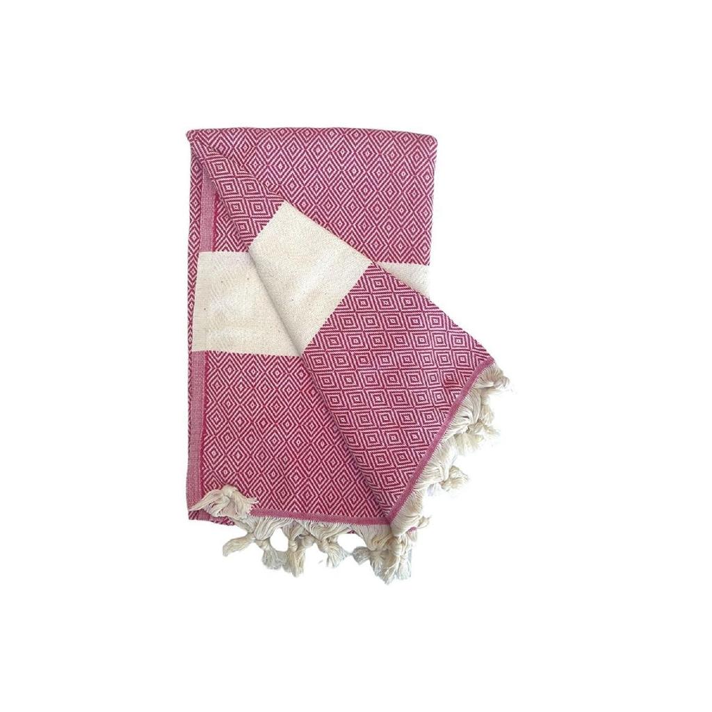 Полотенце Maryon Peshtemal из 100% хлопка, фиолетовое