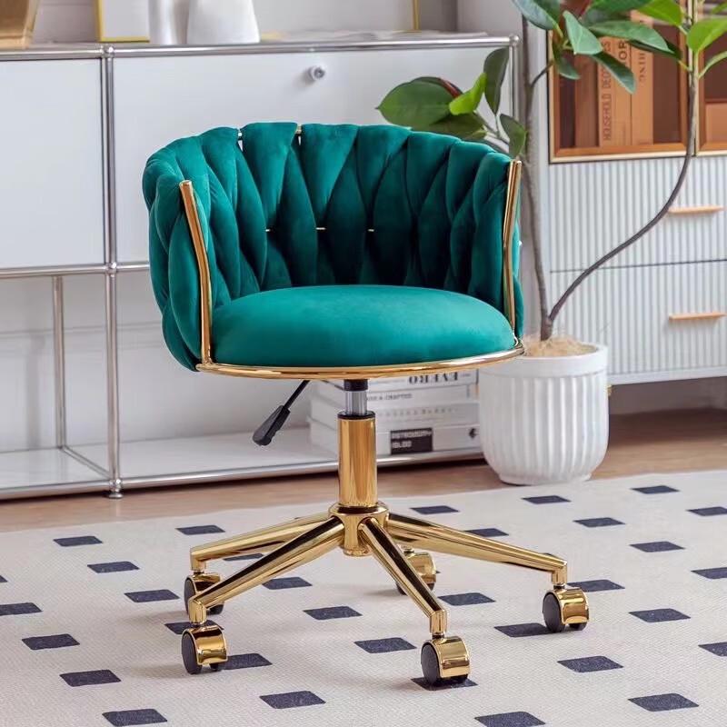 Nordic Green Bedroom Accent Chair