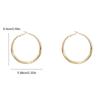 Good Jewelry Gifts Round Elegant Style Hoop Earrings Vintage Arge Hollow Jewelry For Women Fashion