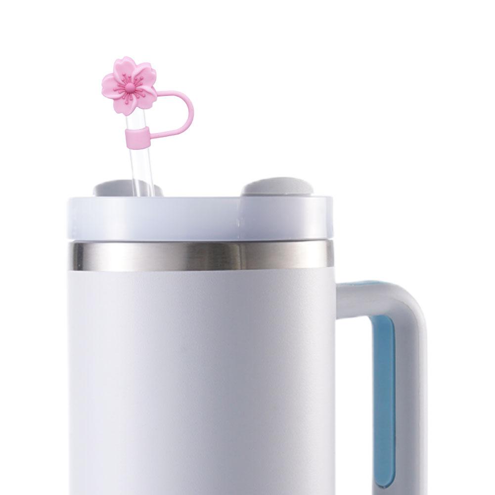 Силиконовые чехлы для соломинок в форме цветка, симпатичные соломенные насадки в форме цветка, многоразовые пылезащитные соломенные колпачки, аксессуары для чашек