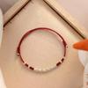 Lucky Bamboo Handmade Braided Red String Bracelet For Women Adjustable Wristband For Best Friends Lovers Gifts