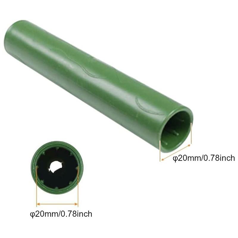 10/20/50 шт., соединительные трубы для поддержки растений, 8/11/16/20 мм, колья, прививочные палки, соединители, лозы, части восходящих растений, садовый инструмент