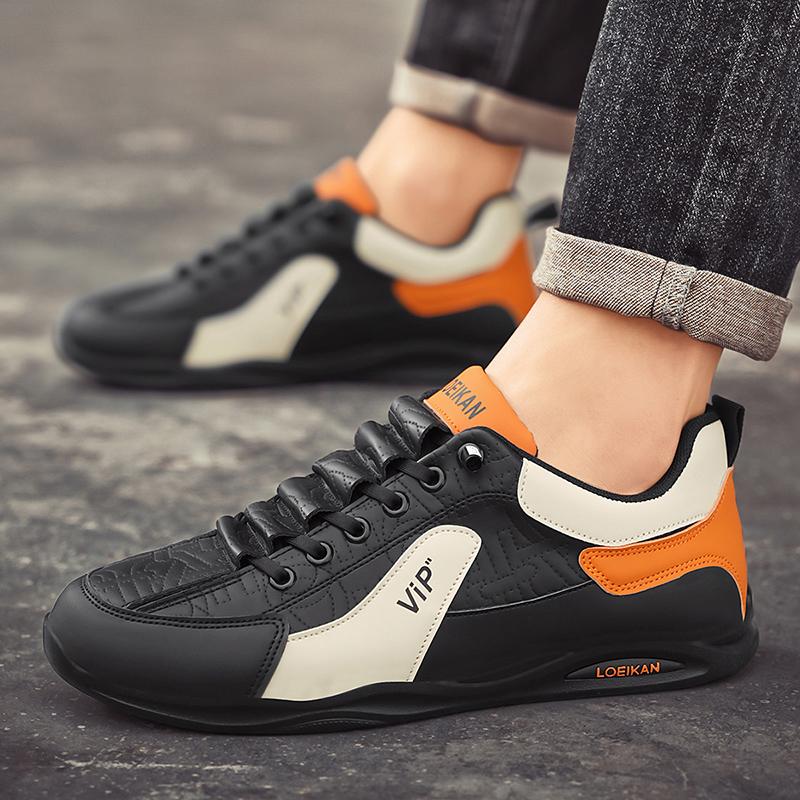 Мужская обувь Весна Новый Большой 48 Импортная Торговля Модный Тренд Отдых Мягкая Подошва Уличный Спортивный Бордовый Обувь