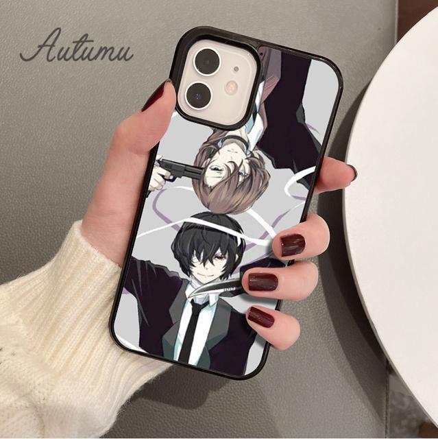 Чехол для телефона Bungo Stray Dogs для iPhone 11 12 13 14 Pro Max mini X XR XS SE 2020 5 6S 7 8 Plus Samsung Galaxy S21 S22