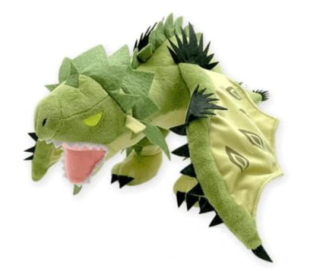 Monster Hunter Deformed Big Plush Toy, Rathalos and Rathian, Approx. 40cm (Rathian)