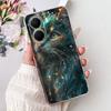 Чехол для Xiaomi Poco X7 Pro 5G Модный Цветочный Королевский Узор Мягкий Силикон Прозрачная Крышка Телефона Для Xiaomi Poco X7 PocoX7 Pro Fundas
