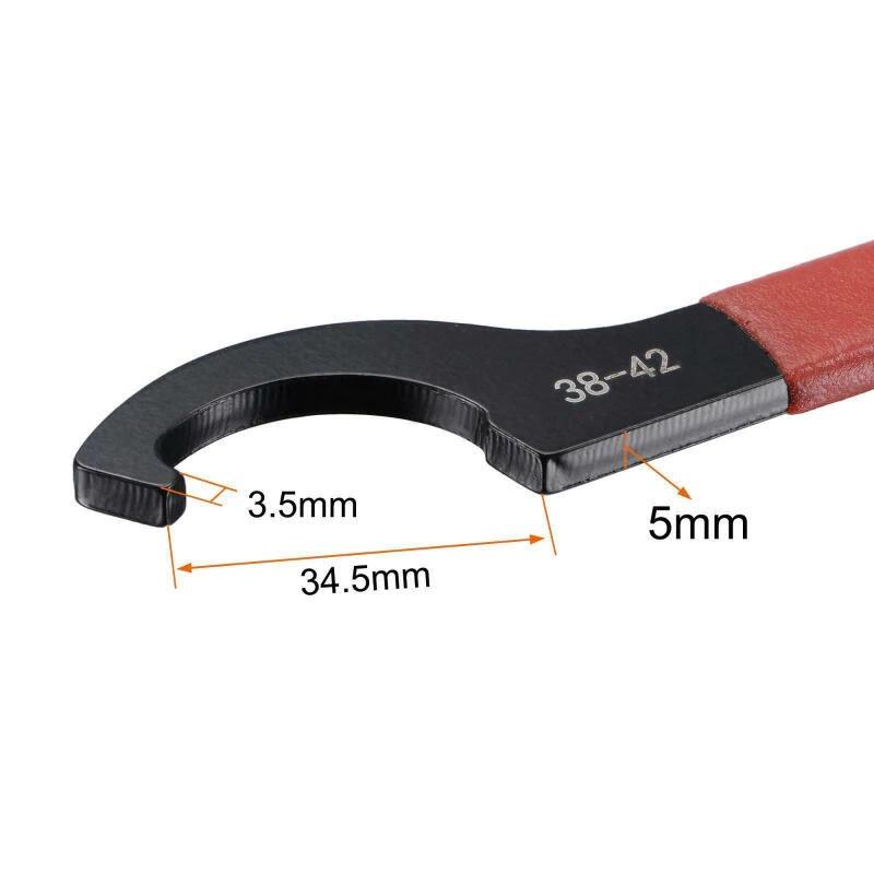 C Hook Spanner Wrench Set For Collet Chuck 38mm 42mm 45mm 52mm 55mm 62mm Round Nut Wide Compatibility For Machining Workshop