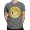 Dogecoin Meme Logo Novelty Graphic 100 Cotton Tshirt Dogecoin Tees Tops For Unisex