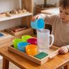 Pouring Activity Set Child-Led Transferring Tray Practical Life