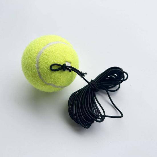 Тренажер для тенниса Rebound Ball Set с 2 мячами, тренировочный инструмент для тенниса, оборудование для отскока теннисного мяча Solo Tennis Rebounder для взрослых и детей