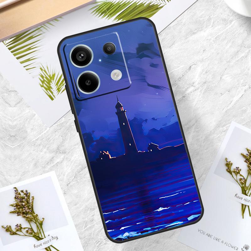 Abstract art highway landscape Case For Xiaomi Redmi Note 14 13 12 11 10 9 15 Pro Plus Redmi 15 10C 12C 13C 14C 15C Cover