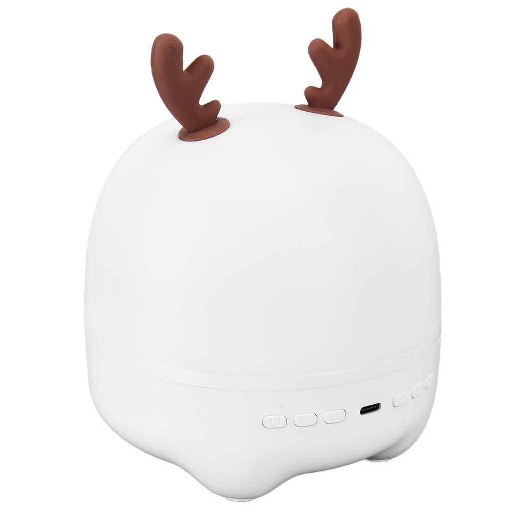 Ночной светильник с динамиком, вращающийся на 360 градусов, прозрачная проекция, многофункциональные компьютерные колонки