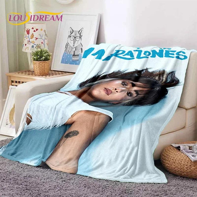 3D Cute Aitana Spanish Singer Soft Flannel Blanket for Beds Bedroom Sofa Picnic,Throw Blanket for Cover Outdoor Leisure Nap Gift