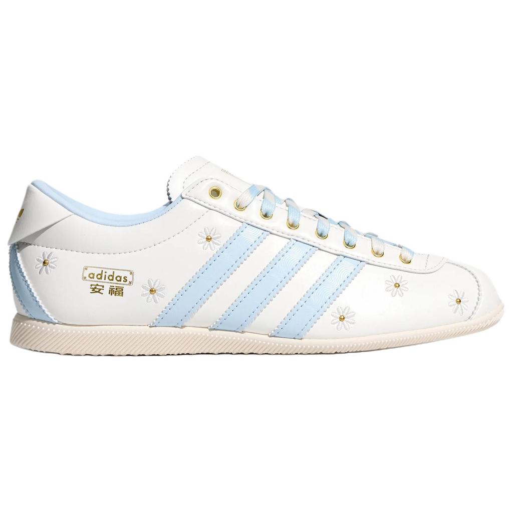 Женские кроссовки Adidas Originals ANFU Тренировочные кроссовки Бундесвера Женские низкие Бело-синие