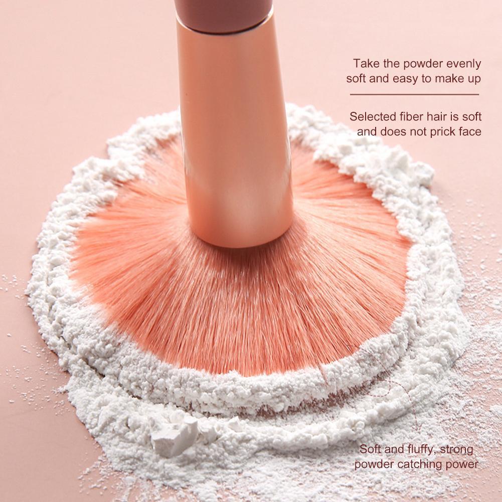 8 Pcs Mini Makeup Brush Set Portable Foundation Powder Blush Eyeshadow Eyelash Travel Brush