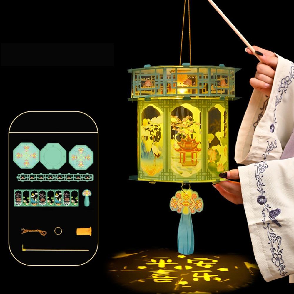 Good Luck Chinese Style Lantern Blessings Glowing Handheld Lantern  Spring Festival