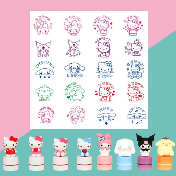 Фигурка Will Be Good Sanrio, персонаж-комплимент, игрушечная марка, 16 шт., 1 коробка, штамп Dakku, популярные корейские игрушки